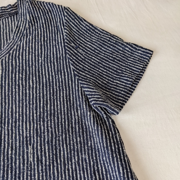 Soft Surroundings Striped Tunic Square Hem Top Size Medium - Picture 8 of 8